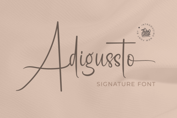 Adigussto: A Unique Handwritten Font for Scroll-Stopping Digital Design