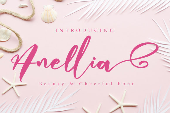 Anellia: A Refined Script Font for Versatile Branding Projects