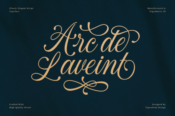 Arc De Laveint: A Sophisticated Handwritten Font for Makers and Designers