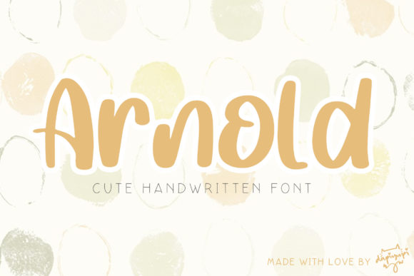 Arnold: A Cute Handwritten Font for Modern Web Design Projects