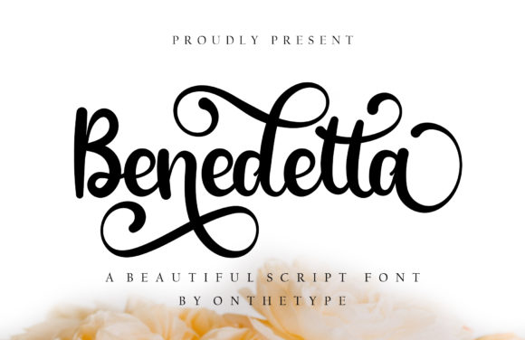 Benedetta: A Delicate Handwritten Font for Elegant Maker Branding