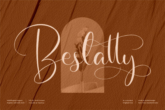 Beslatty: A Delicate Script Font for Elegant Editorial Design