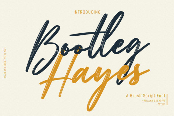Bootleg Hayes: A Handwritten Font That Elevates Small Business Branding