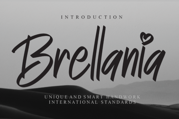 Brellania: A Relaxed Handwritten Font for Crafters and Makers