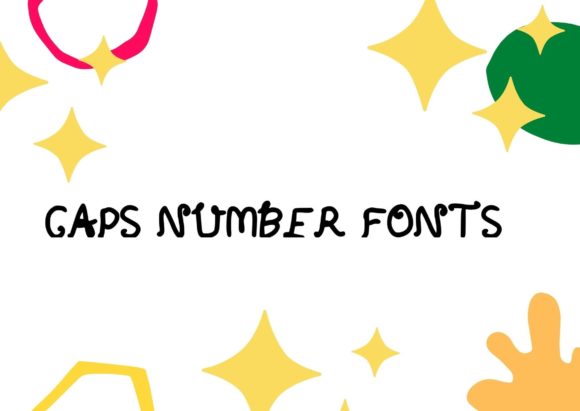 Caps Number: A Handwritten Font That Elevates Small Business Branding