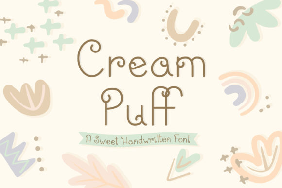 Cream Puff: A Chic Handwritten Font for Branding and Business Design