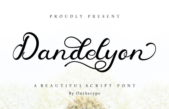 Dandelyon: A Sweet Script Handwritten Font for Elegant Branding Projects