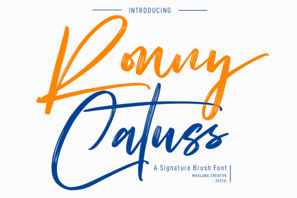 Exploring Ronny Catuss: A Delicate Script Font for Elegant Editorial Design