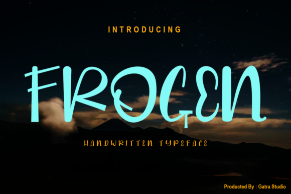 Frogen: A Quirky Handwritten Font for Relaxed, Engaging Campaign Visuals