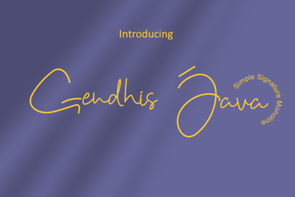 Gendhis Java: A Delicate Handwritten Font for Crafters and Makers