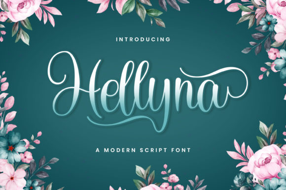 Hellyna: A Stylish Script Font for Elegant Editorial Design