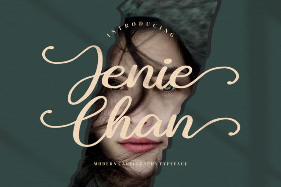 Jenie Chan: A Delicate Script Font for Handmade Labels and Elegant Branding