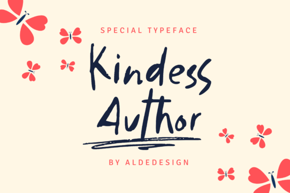 Kindess Author: A Quirky Handwritten Font for Scroll-Stopping Marketing Content