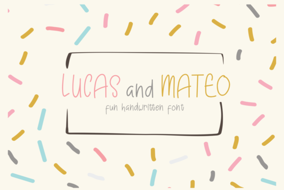 Lucas and Mateo: A Charming Handwritten Font for Editorial Design and Digital Publishing