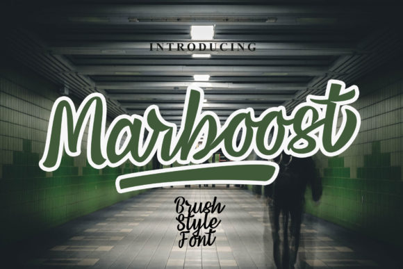 Marboost: A Bold Script Handwritten Font for High-Impact Campaign Visuals