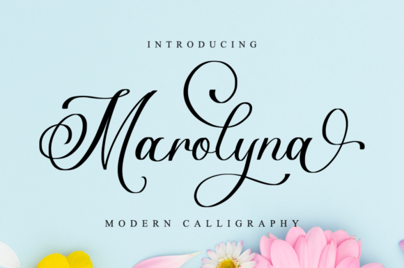 Marolyna: A Handwritten Font That Brings Elegance to Every Craft and Printable