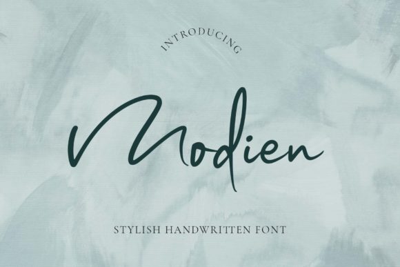 Modien: A Luxurious Handwritten Font for Makers and Designers
