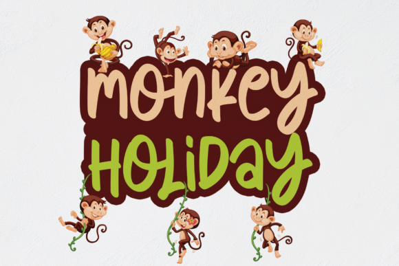 Monkey Holiday: A Relaxed Handwritten Font for Editorial Design and Digital Publishing
