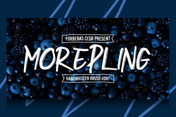 Morepling: A Cool, Relaxed Handwritten Font for Trendy Brand Designs