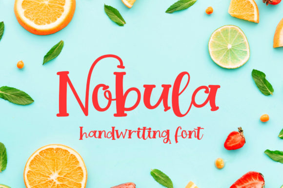 Nobula: A Quirky Handwritten Font for Chalkboard Quotes & Playful Craft Designs
