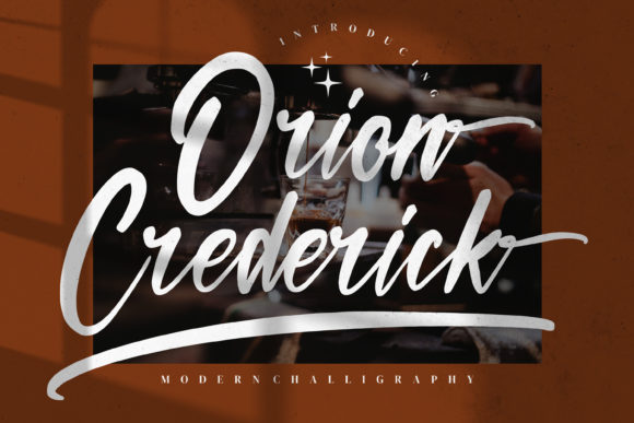 Orion Crederick: A Bold Handwritten Font That Elevates Small Business Branding