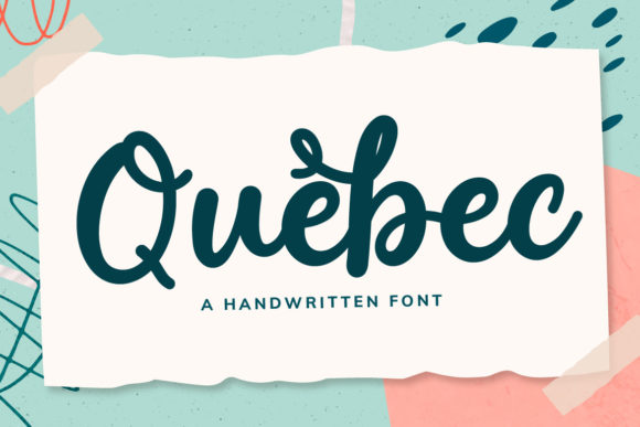 Quebec Font: Elevating Campaign Visuals with Stylish Handwritten Typography