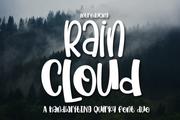 Rain Cloud: A Youthful Handwritten Font for Scroll-Stopping Digital Campaigns