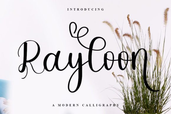 Rayloon: A Flowing Handwritten Font for Elegant Web Design