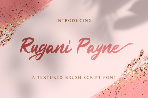 Rugani Payne: A Textured Hand Brush Font for Impactful Campaign Design