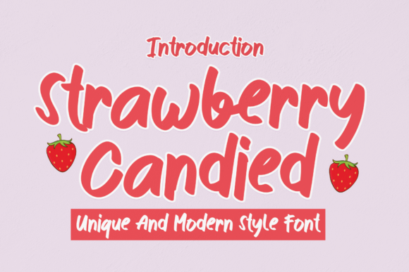 Strawberry Candied: A Flowing Script Font for Elegant Web Design
